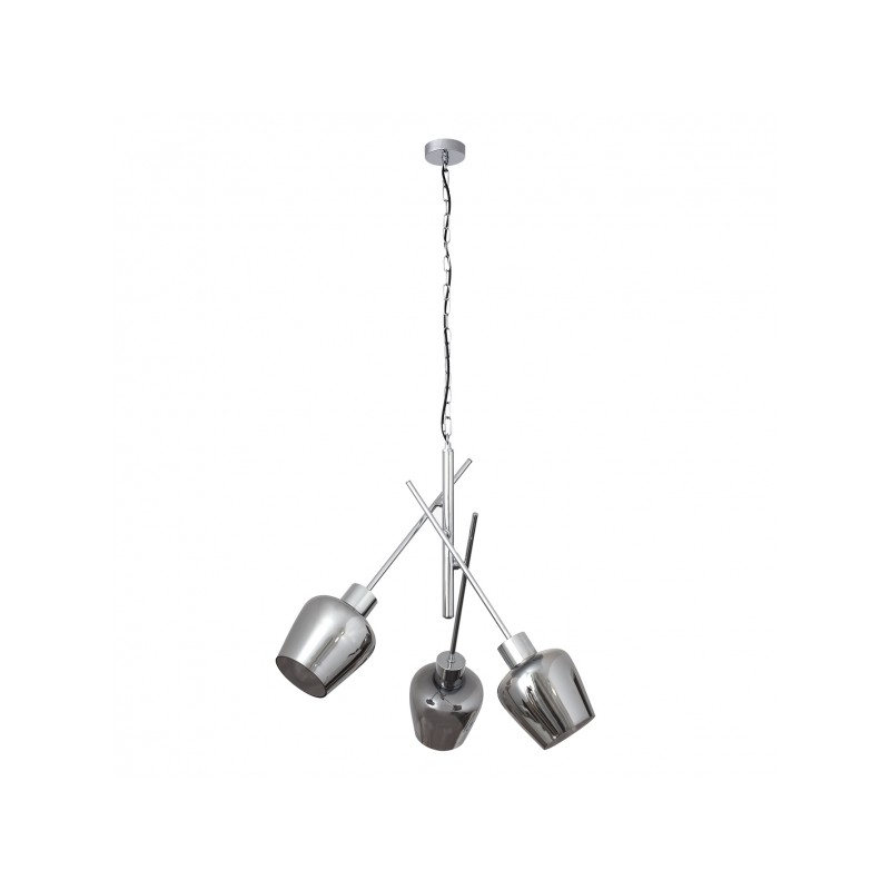 Lámpara Soline cromo 3x E-27 Fabrilamp